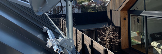 How to Attach a Satellite Dish to a Metal Roof