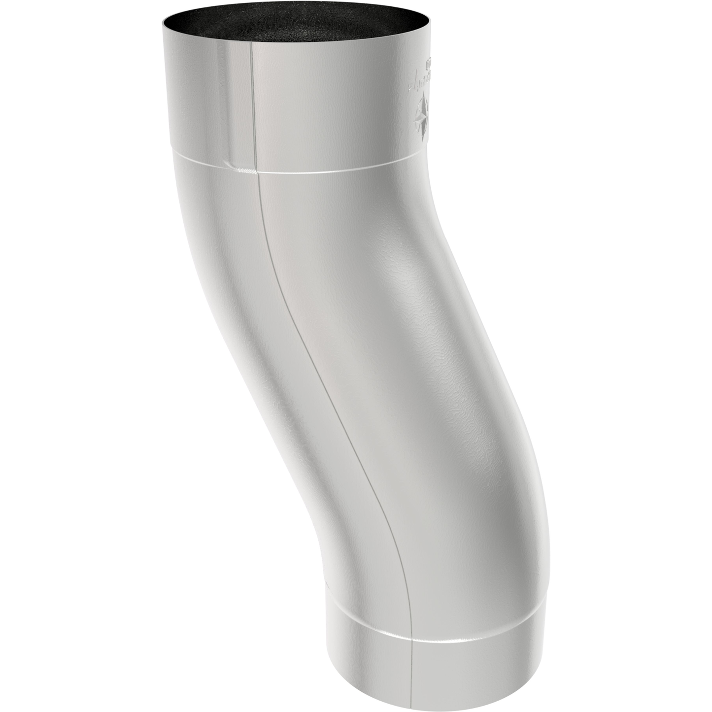 Downspout 2" Offsets for Galv. Half-Round Gutters - 3"