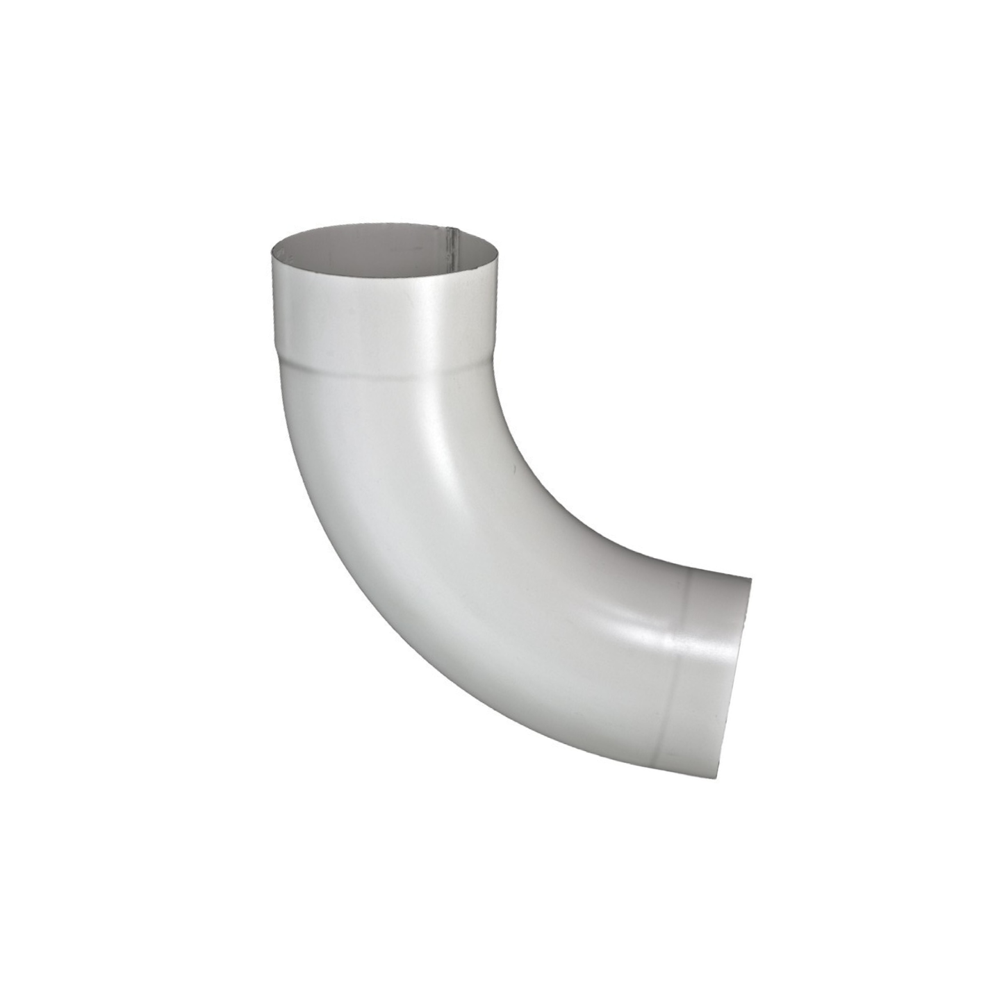 85° Downspout Elbows for Painted Half-Round Gutters - 4” - Antique White