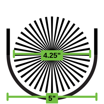 5" Inch GutterBrush Gutter Guard