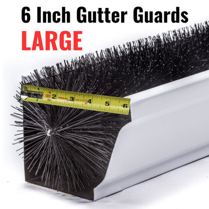 6" Inch GutterBrush Gutter Guard