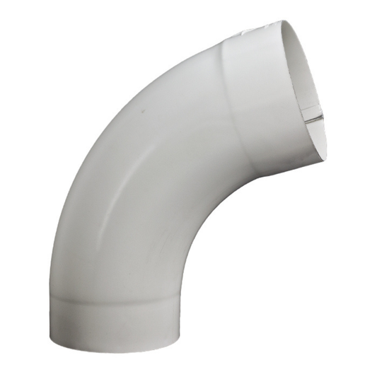 72° Downspout Elbows for Painted Half-Round Gutters - 4” - Antique White