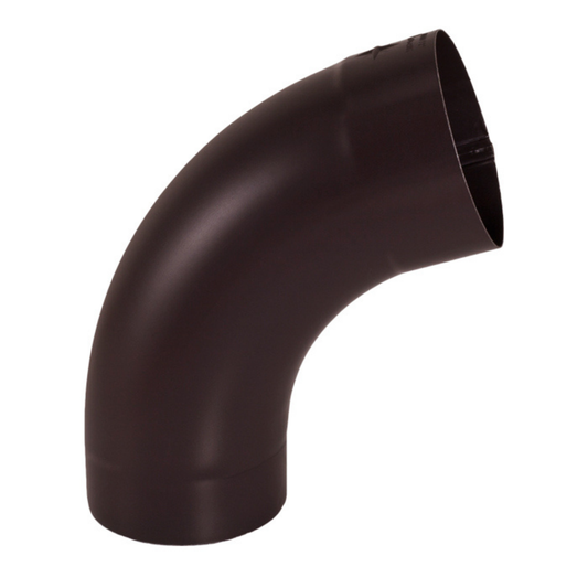72° Downspout Elbows for Painted Half-Round Gutters - 5” - Dark Bronze