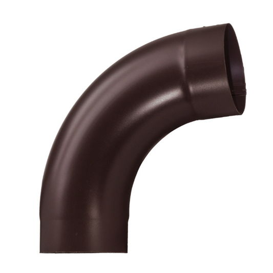 85° Downspout Elbows for Painted Half-Round Gutters - 4” - Dark Bronze