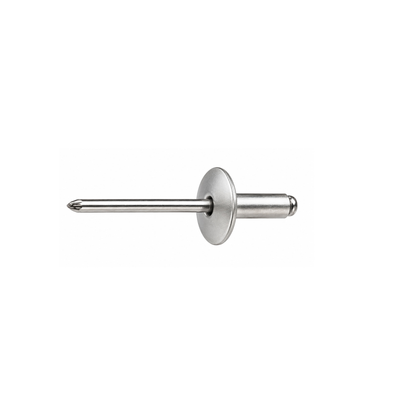 SFS AP16 Aluminum Dome Head Rivet, Aluminum Body with Stainless Steel Mandrel - 16mm Grip (250 Pack)