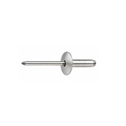 SFS AP16 Aluminum Dome Head Rivet, Aluminum Body with Stainless Steel Mandrel - 18mm Grip (250 Pack)