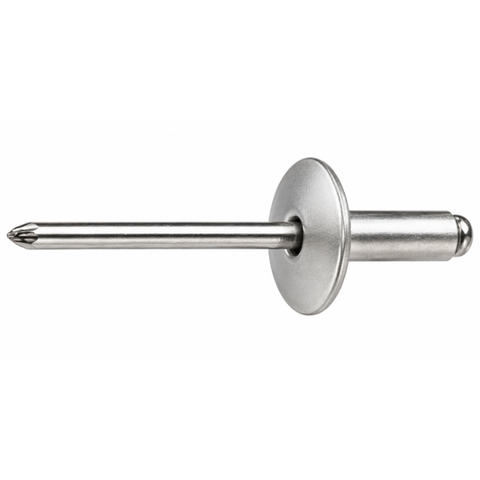 SFS AP16 Aluminum Dome Head Rivet, Aluminum Body with Stainless Steel Mandrel - 21mm Grip (250 Pack)
