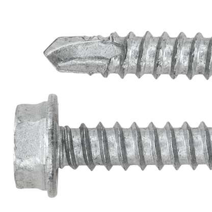 SFS BMSD2-S3 Bi-Metal Self-Drilling Screw - #10 x 1-1/2" Hex Washer Head (250 Pack)