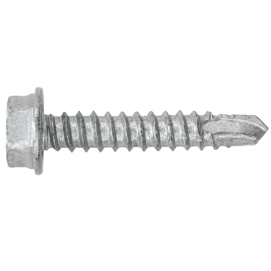SFS BMSD2-S3 Bi-Metal Self-Drilling Screw - #10 x 1" Hex Washer Head (250 Pack)