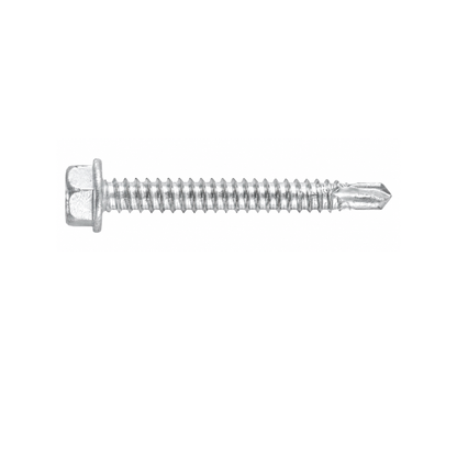 SFS BMSD2-S3-14 Bi-Metal Self-Drilling Screw - 1/4" x 1-1/2" Hex Washer Head (250 Pack)