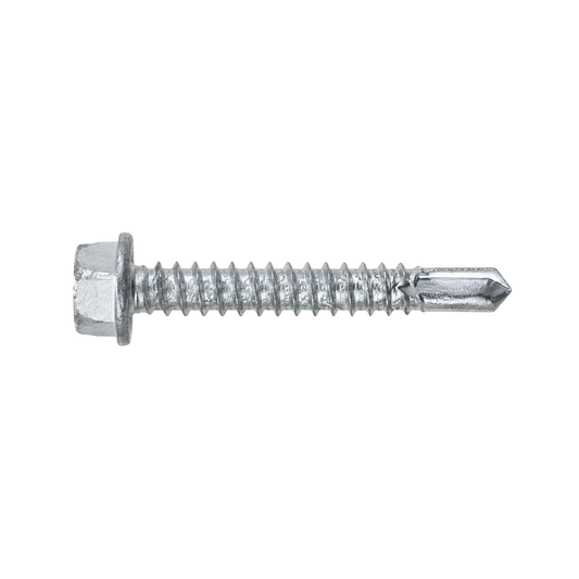 SFS BMSD3-S3-12 Bi-Metal Self-Drilling Screw - #12 x 1-1/2" Hex Washer Head (250 Pack)