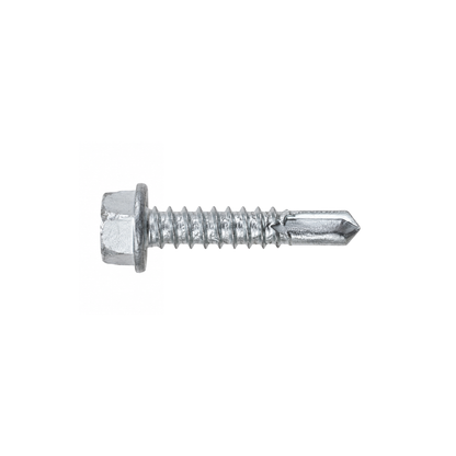 SFS BMSD3-S3-12 Bi-Metal Self-Drilling Screw - #12 x 1" Hex Washer Head (250 Pack)