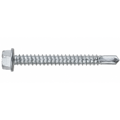 SFS BMSD3-S3-12 Bi-Metal Self-Drilling Screw - #12 x 2" Hex Washer Head (250 Pack)