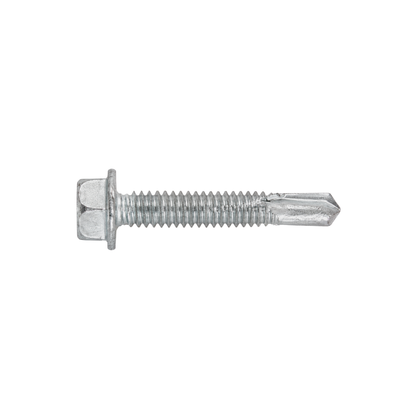 SFS BMSD4-S3-14 Bi-Metal Self-Drilling Screw - 1/4" x 1-1/2" Hex Washer Head (250 Pack)