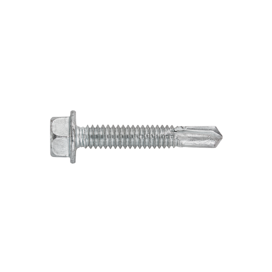 SFS BMSD4-S3-14 Bi-Metal Self-Drilling Screw - 1/4" x 1-1/2" Hex Washer Head (250 Pack)