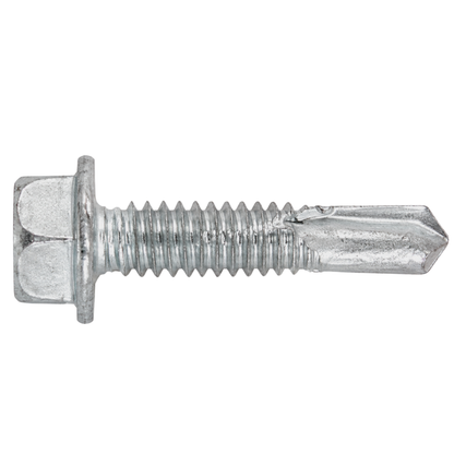 SFS BMSD4-S3-14 Bi-Metal Self-Drilling Screw - 1/4" x 1-1/8" Hex Washer Head (250 Pack)