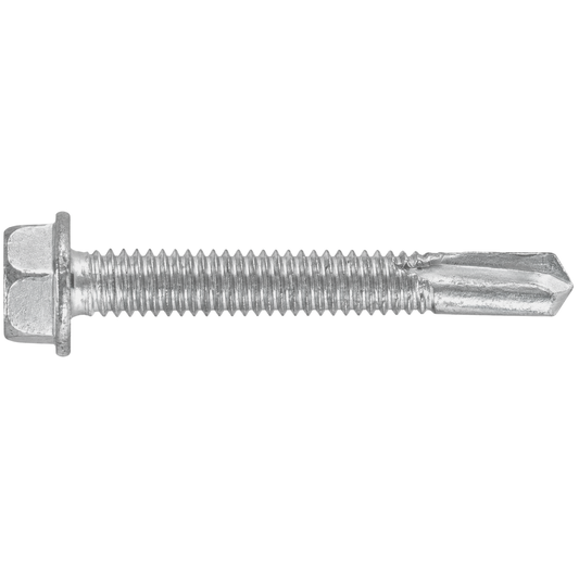 SFS BMSD5-S3-12 Bi-Metal Self-Drilling Screw - #12 x 1-1/2" Hex Washer Head (250 Pack)