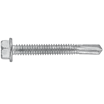 SFS BMSD5-S3-14 Bi-Metal Self-Drilling Screw - 1/4" x 2" Hex Washer Head (250 Pack)