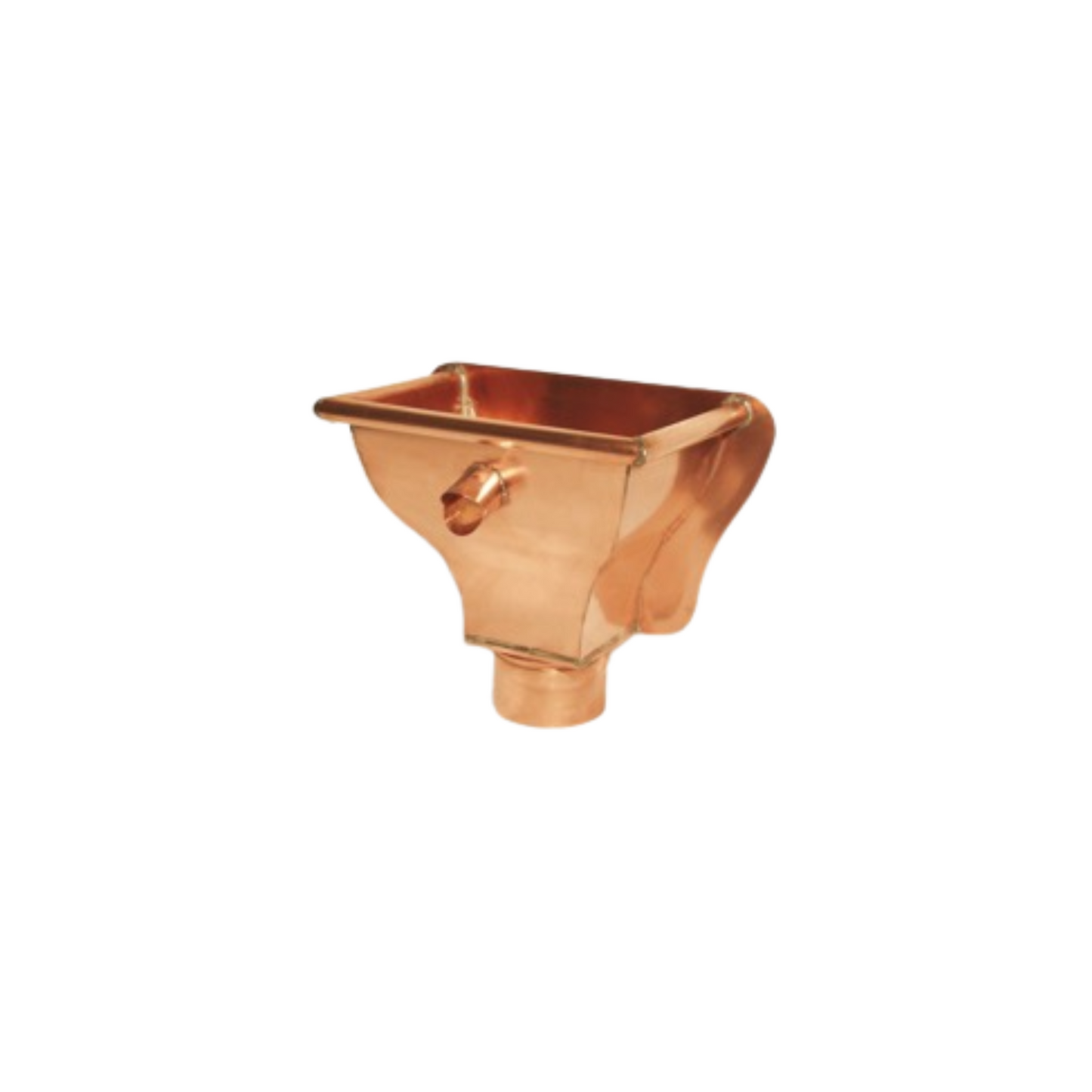 LeaderHeads for Copper Half-Round Gutters