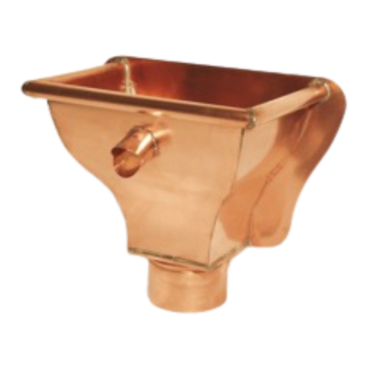 LeaderHeads for Copper Half-Round Gutters