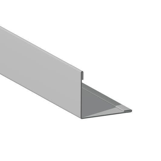 G90 Galvanized Closure Angle (Both Legs Hemmed Inward)