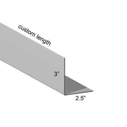Closure angle no hem 2.5 inch mount leg custom length