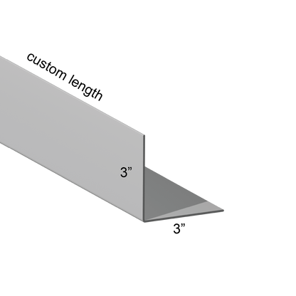 Closure angle no hem 3 inch mount leg custom length