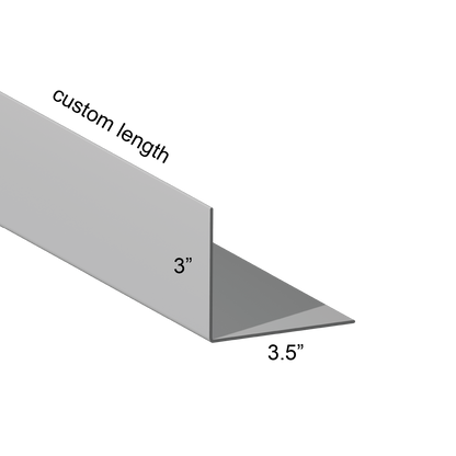 Closure angle no hem 3.5 inch mount leg custom length