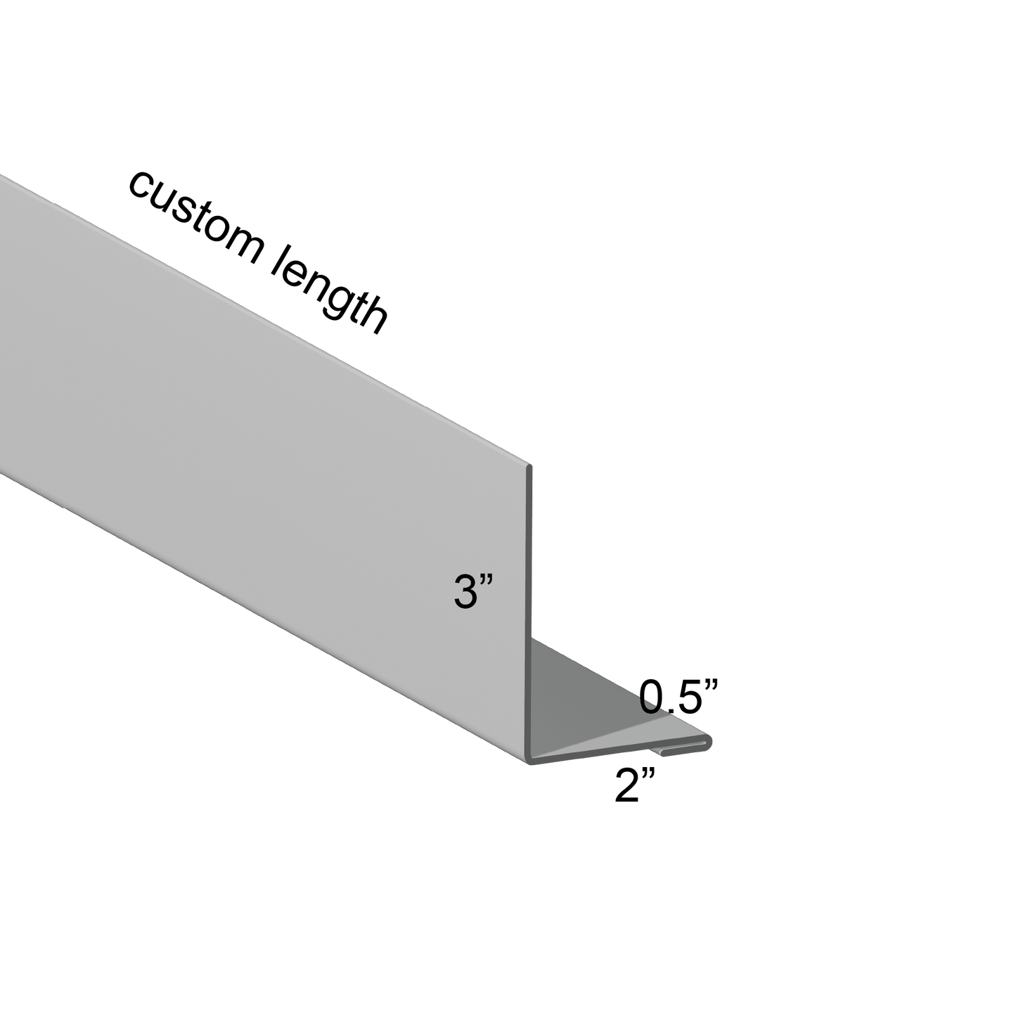 Closure angle Single Hem Mount Leg In 2 inch mount leg custom length