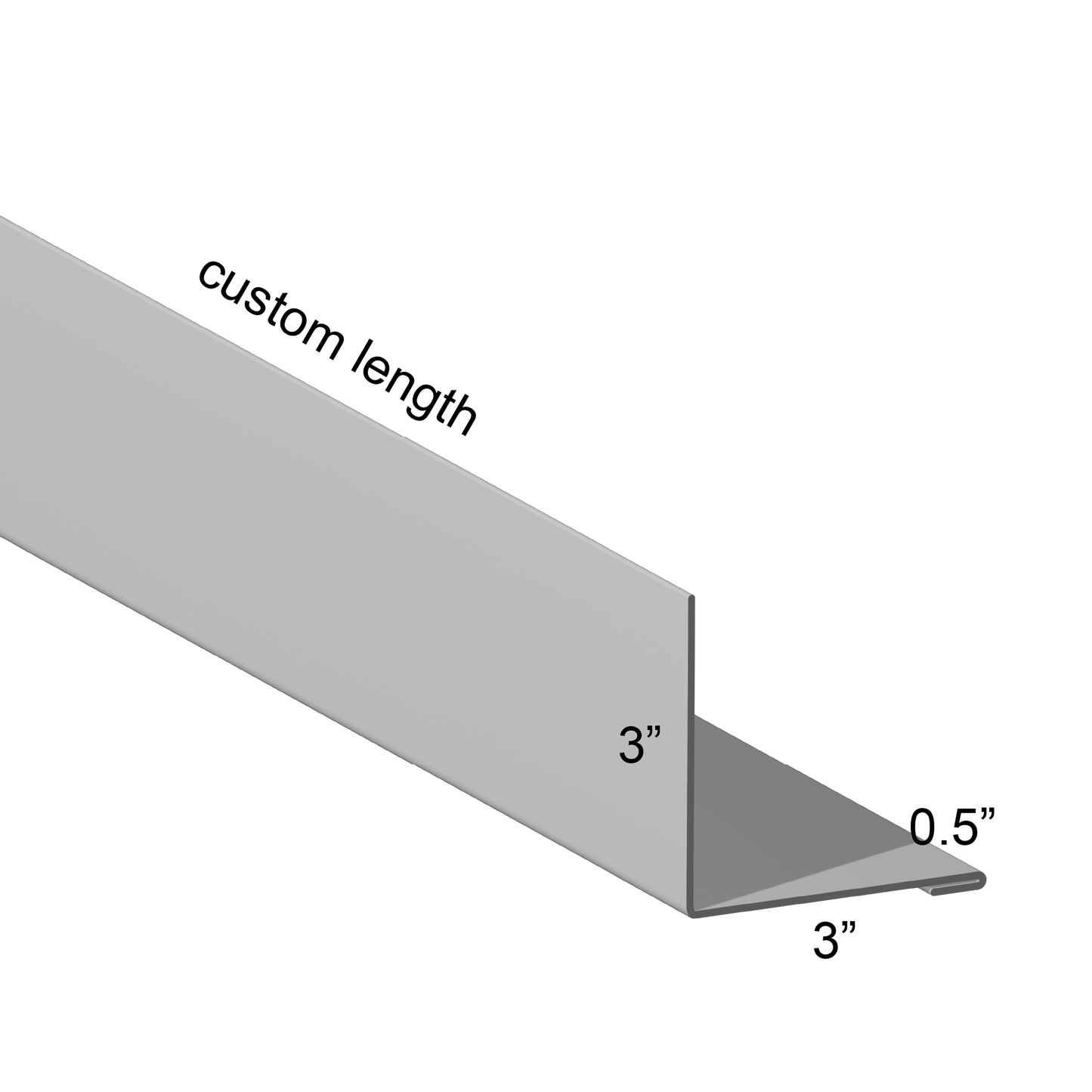 Closure angle Single Hem Mount Leg In 3 inch mount leg custom length