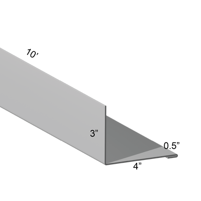 Closure angle Single Hem Mount Leg In 4 inch mount leg 10 inch cut length