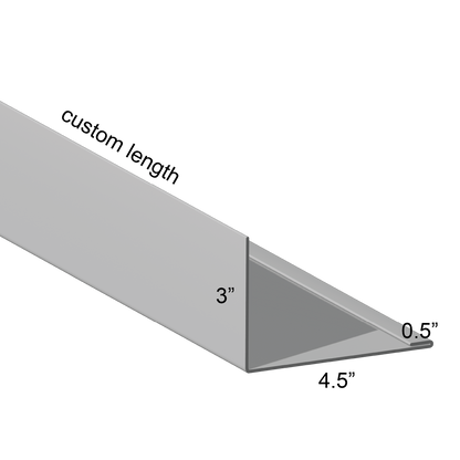Closure angle Single Hem Mount Leg In 4.5 inch mount leg custom length
