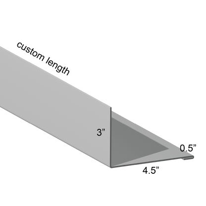 Closure angle Single Hem Mount Leg In 4.5 inch mount leg custom length