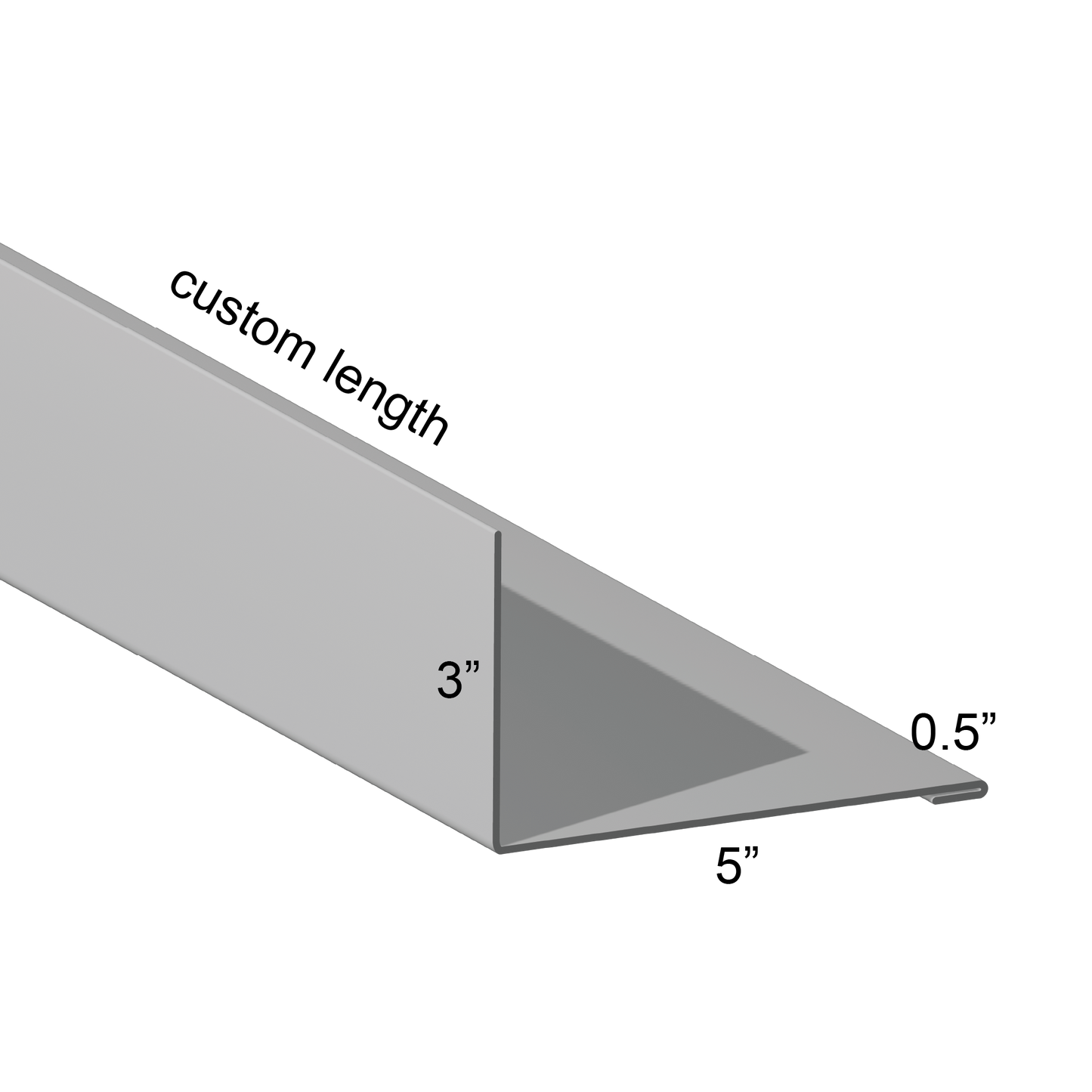 Closure angle Single Hem Mount Leg In 5 inch mount leg custom length
