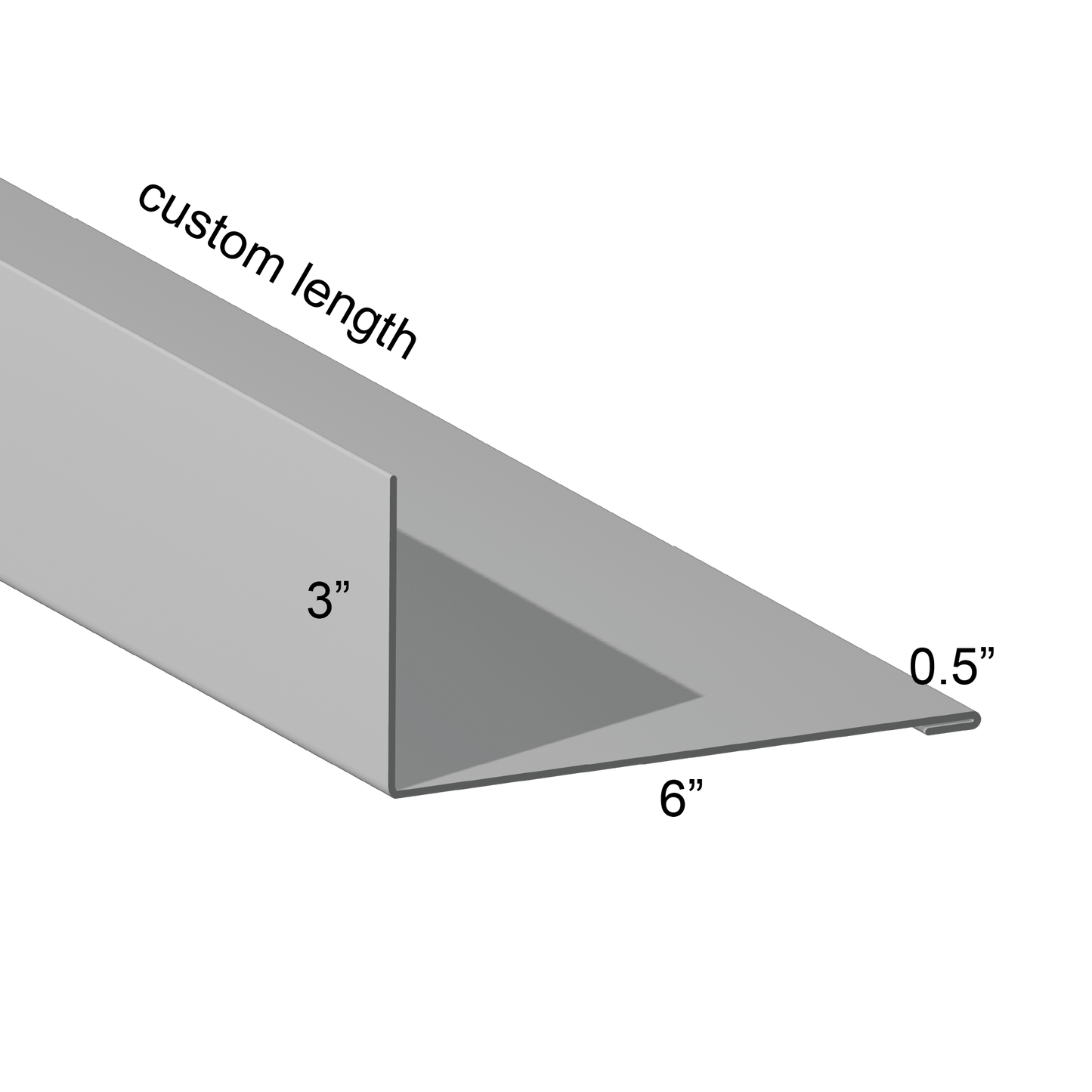 Closure angle Single Hem Mount Leg In 6 inch mount leg custom length
