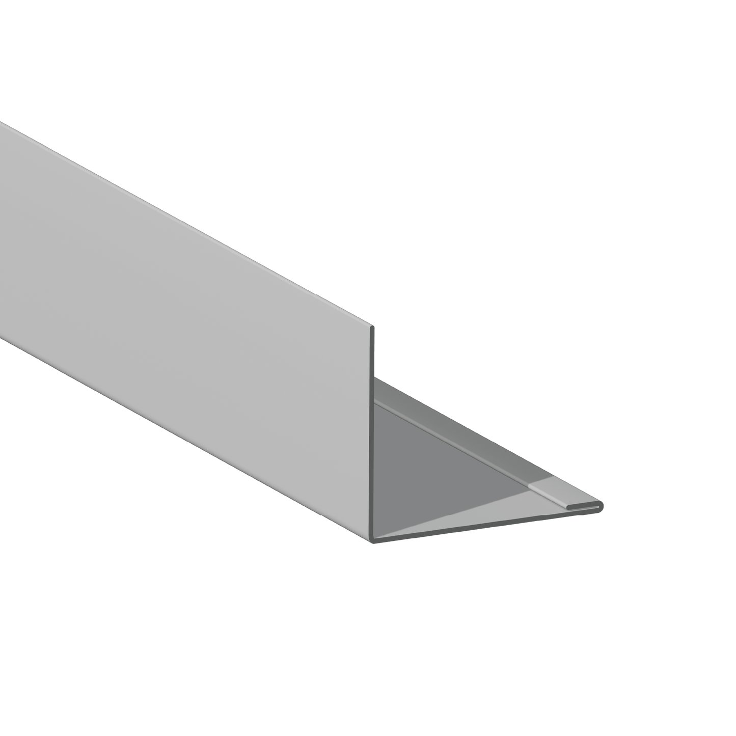 G90 Galvanized Closure Angle (Mounting Leg Hemmed Inward)