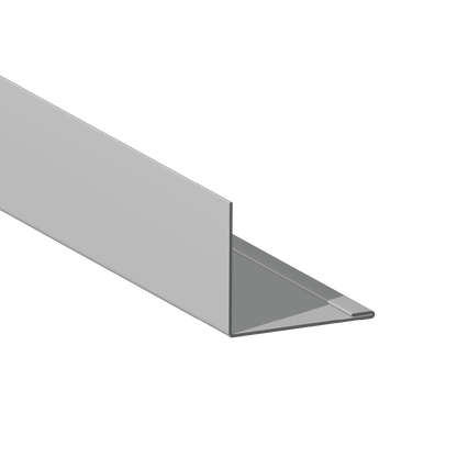 G90 Galvanized Closure Angle (Mounting Leg Hemmed Inward)
