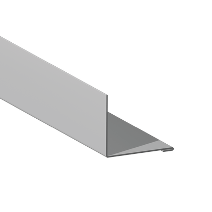 G90 Galvanized Closure Angle (Mounting Leg Hemmed Outward)