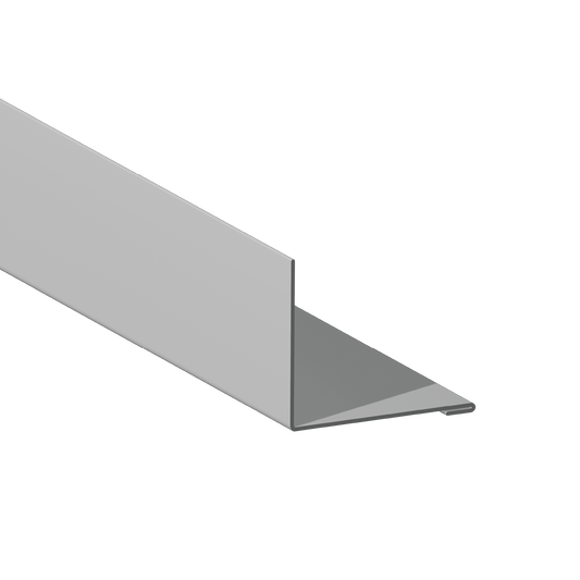 G90 Galvanized Closure Angle (Mounting Leg Hemmed Outward)