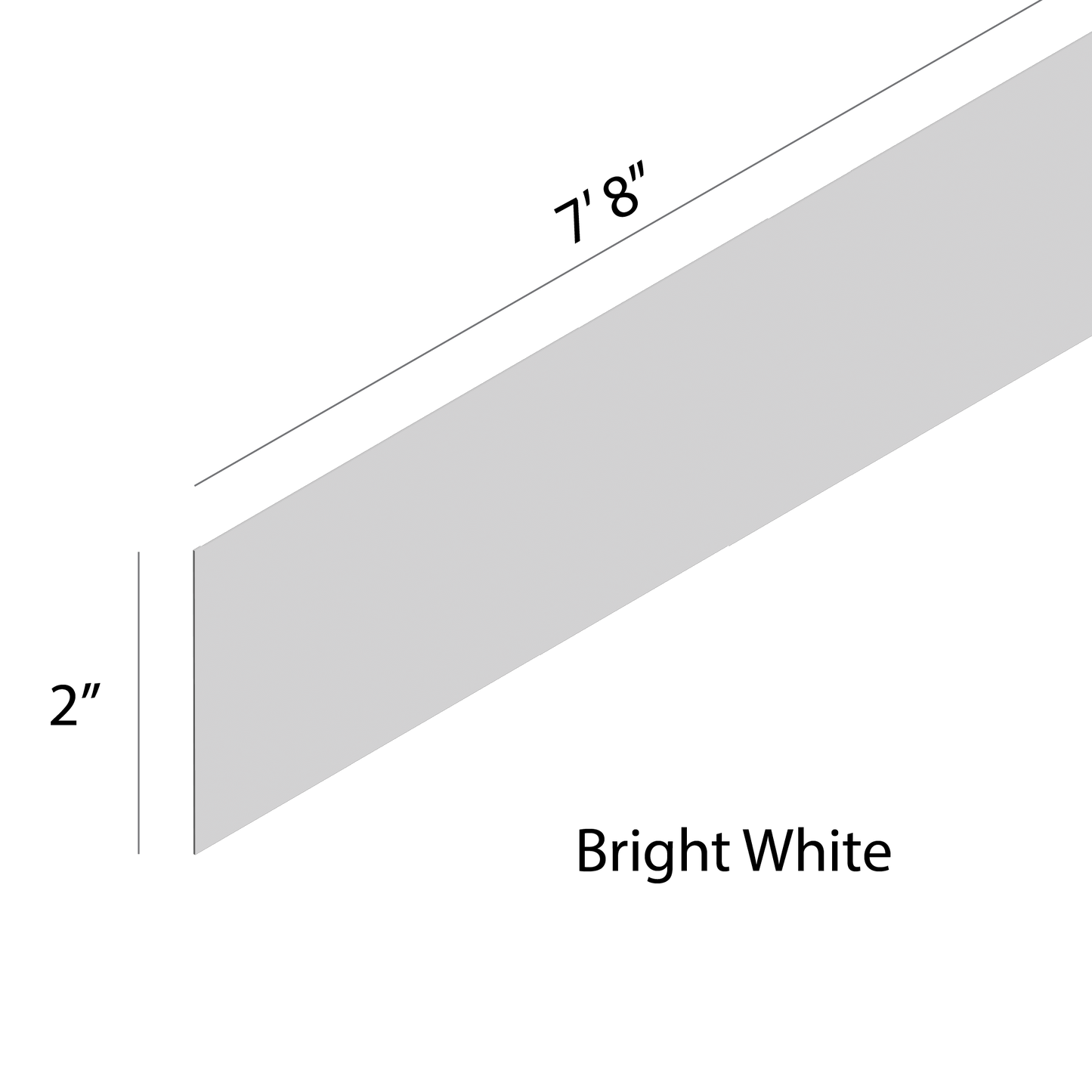 Color Strips for ColorGard® 2.0 7'-8" Snow Rails