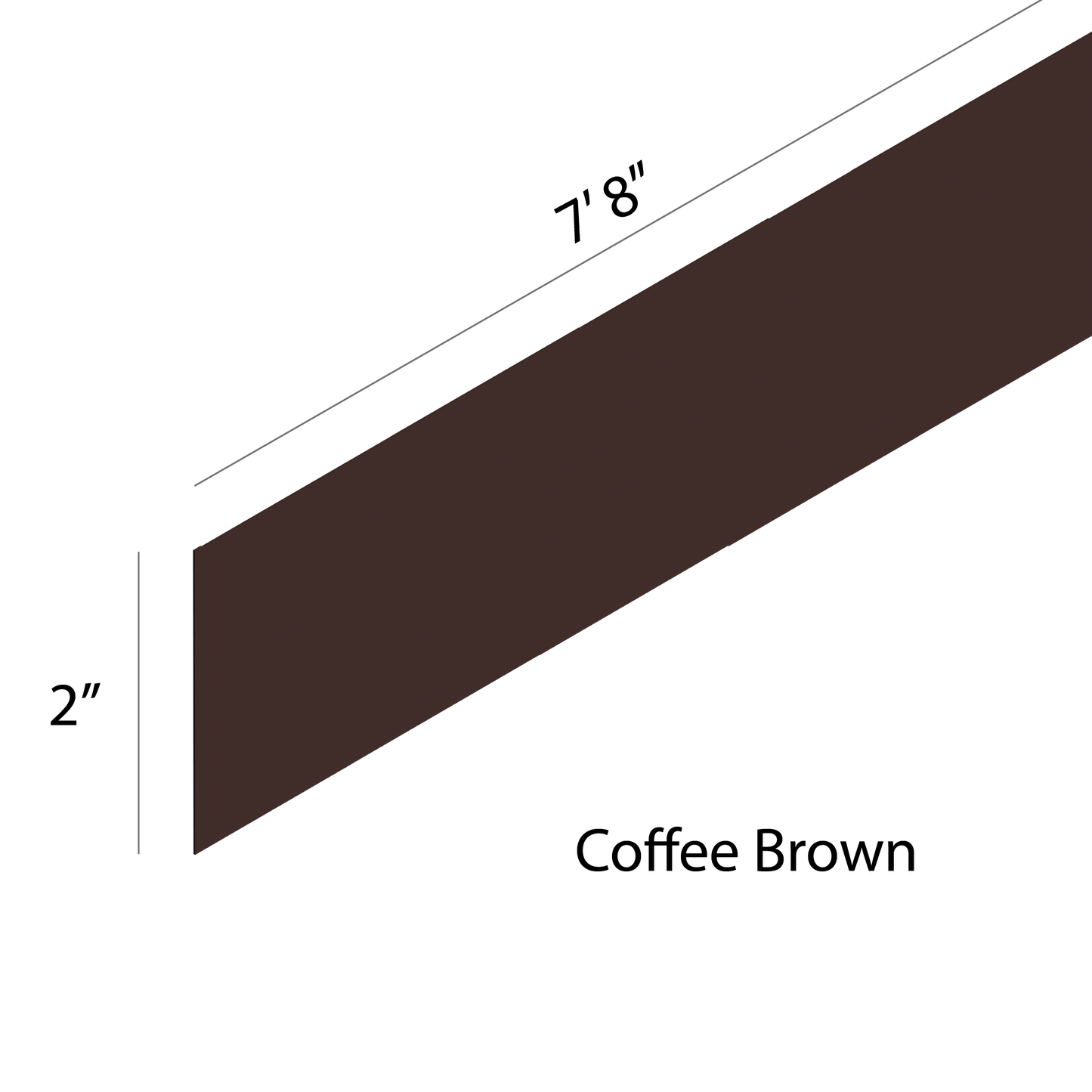 Color Strips for ColorGard® 2.0 7'-8" Snow Rails