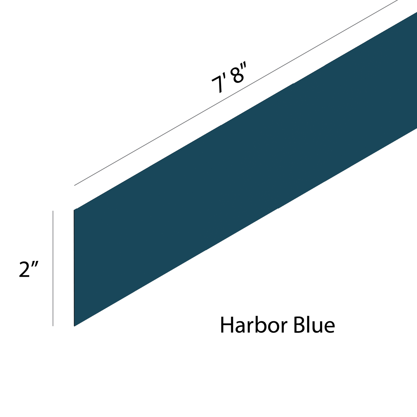 Color Strips for ColorGard® 2.0 7'-8" Snow Rails