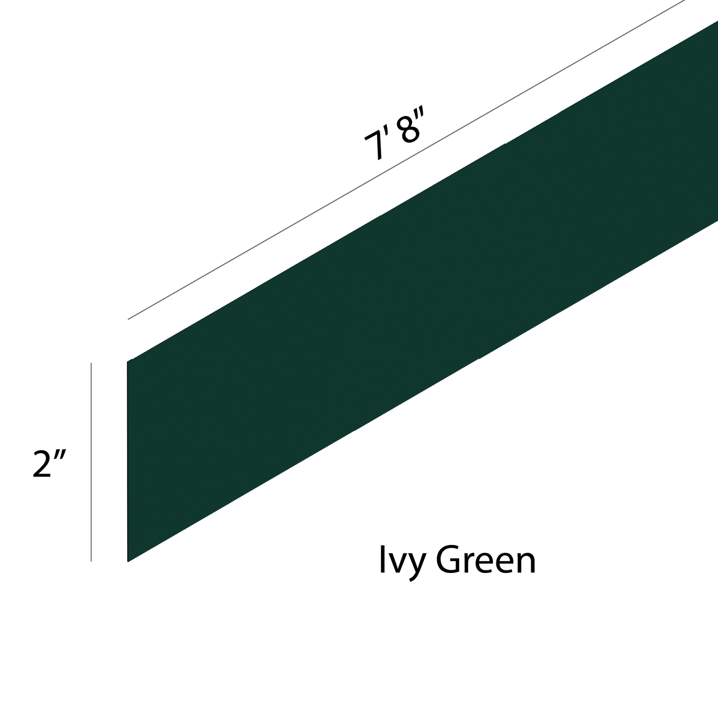 Color Strips for ColorGard® 2.0 7'-8" Snow Rails