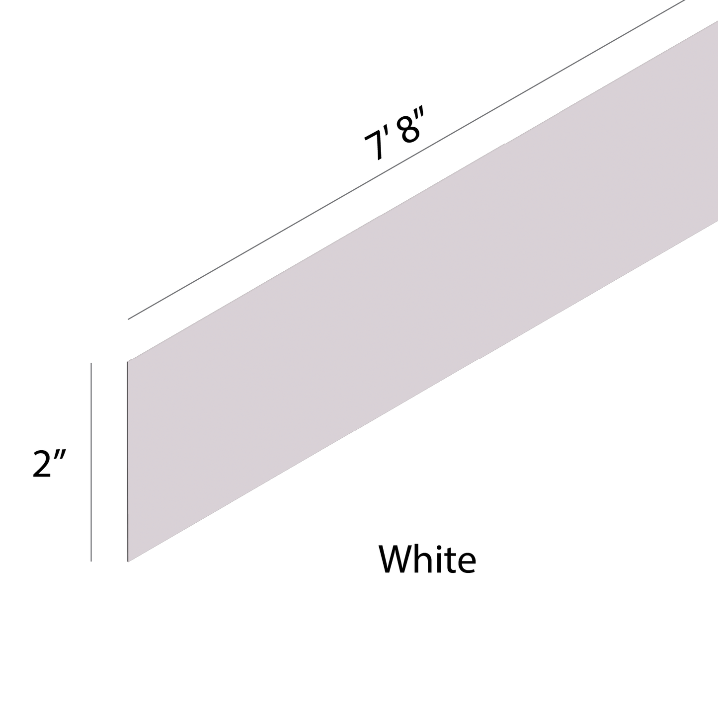 Color Strips for ColorGard® 2.0 7'-8" Snow Rails