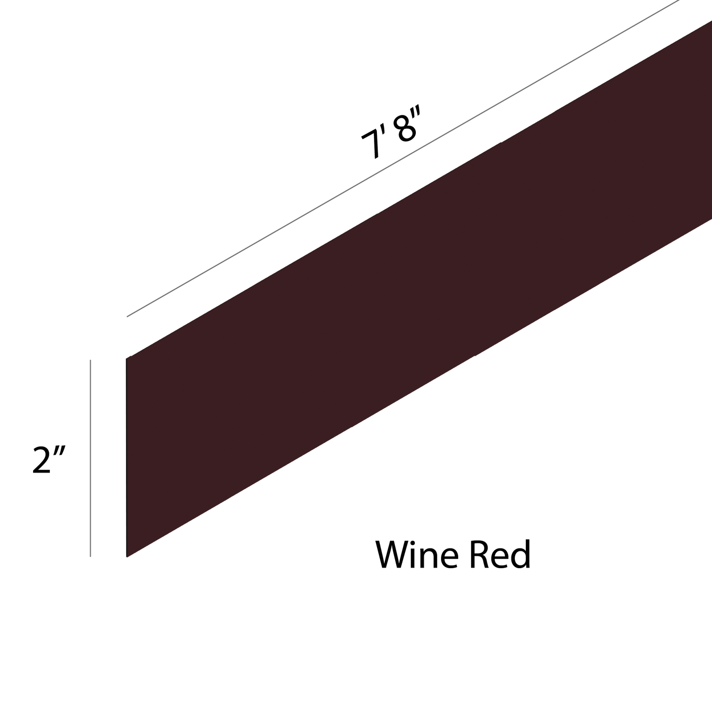 Color Strips for ColorGard® 2.0 7'-8" Snow Rails