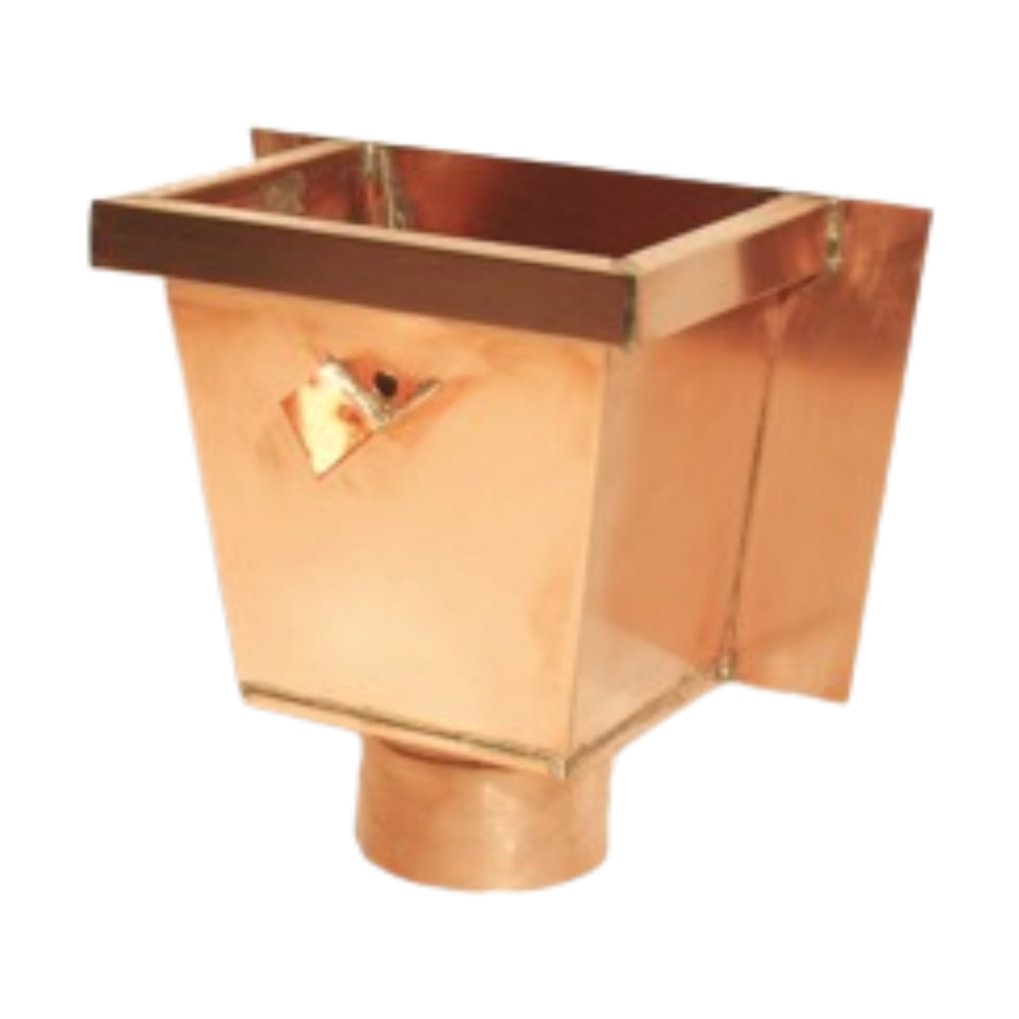 LeaderHeads for Copper Half-Round Gutters