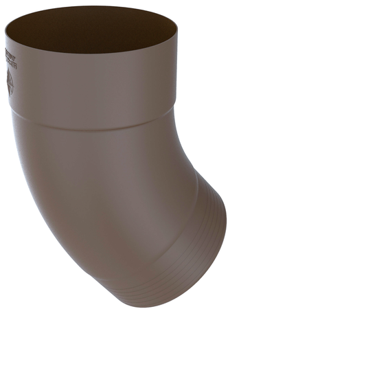 40° Downspout Elbows for Painted Half-Round Gutters - 3” - Dark Bronze