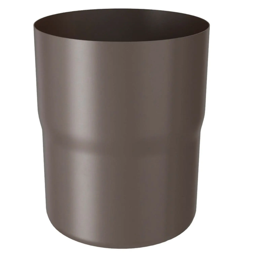 Downspout Connectors for Painted Half-Round Gutters - 3" - Dark Bronze