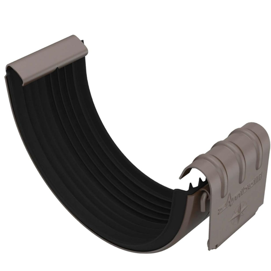 Gutter Connectors for Painted Half-Round Gutters - 5" - Dark Bronze