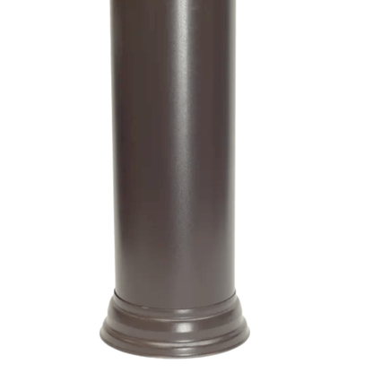 Ground Pipe Covers for Painted Half-Round Gutters - 4" - Dark Bronze